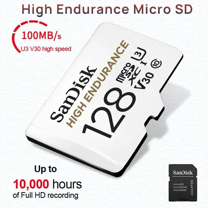 SanDisk  ũ SD ī, ޸ ī, ִ 100 MB/s ÷ ī, TF ī, ķ ͸, 32GB, 64GB, 128GB, 256GB